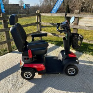 Orion Metro mobility scooter in red