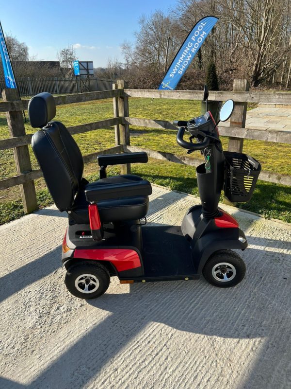 Orion Metro mobility scooter in red
